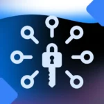 Digital security key with connected network nodes